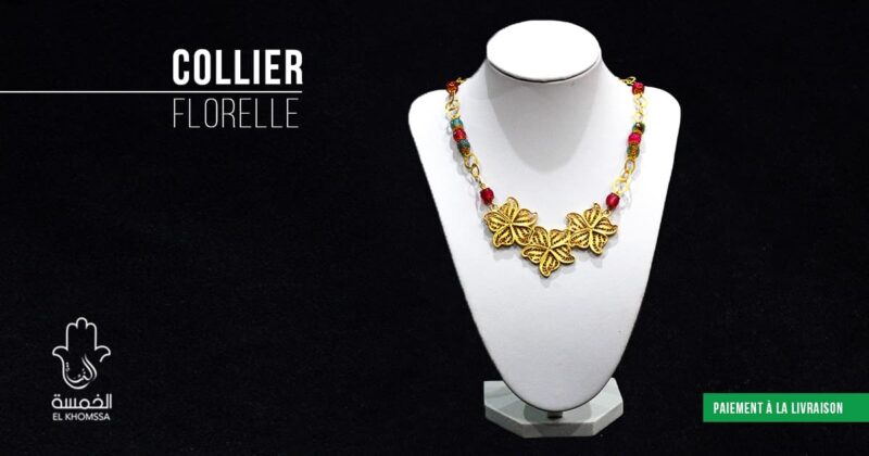 Collier Florelle - El Khomssa Bijoux & Accessoires Tradtionnels
