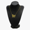 Collier Personnalisée Double avec Cœur - El Khomssa Bijoux & Accessoires Traditionnels