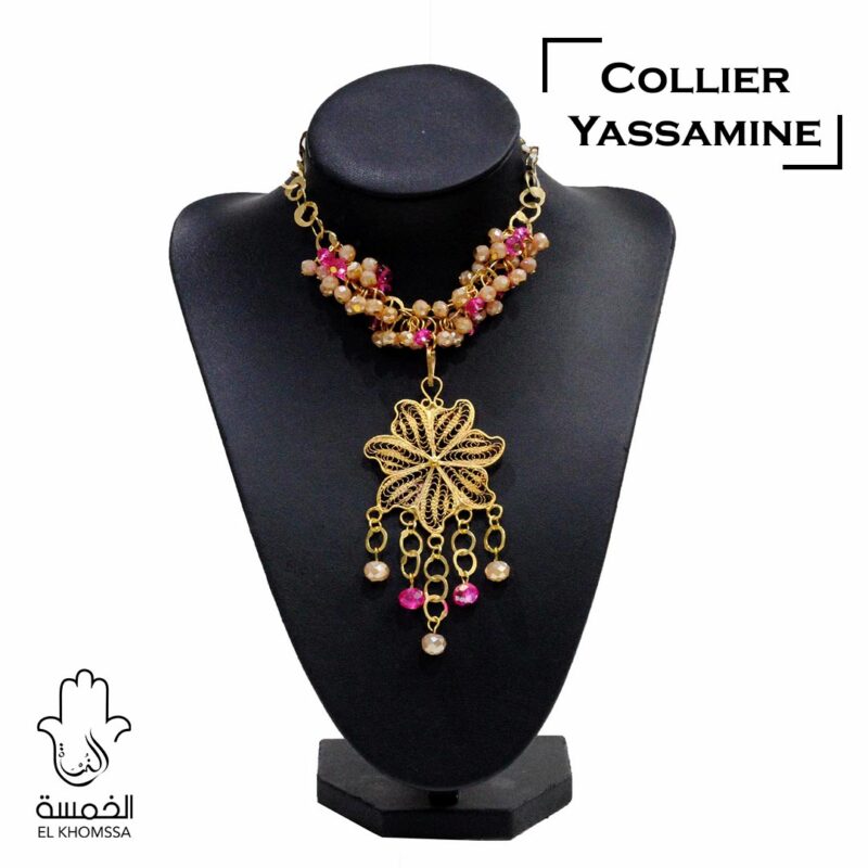 collier yasamine - El Khomssa Bijoux & Accessoires Tradtionnels